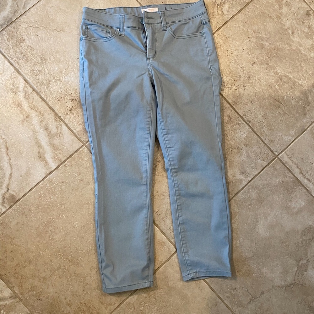 Lauren Conrad high waist skinny capri SZ 6